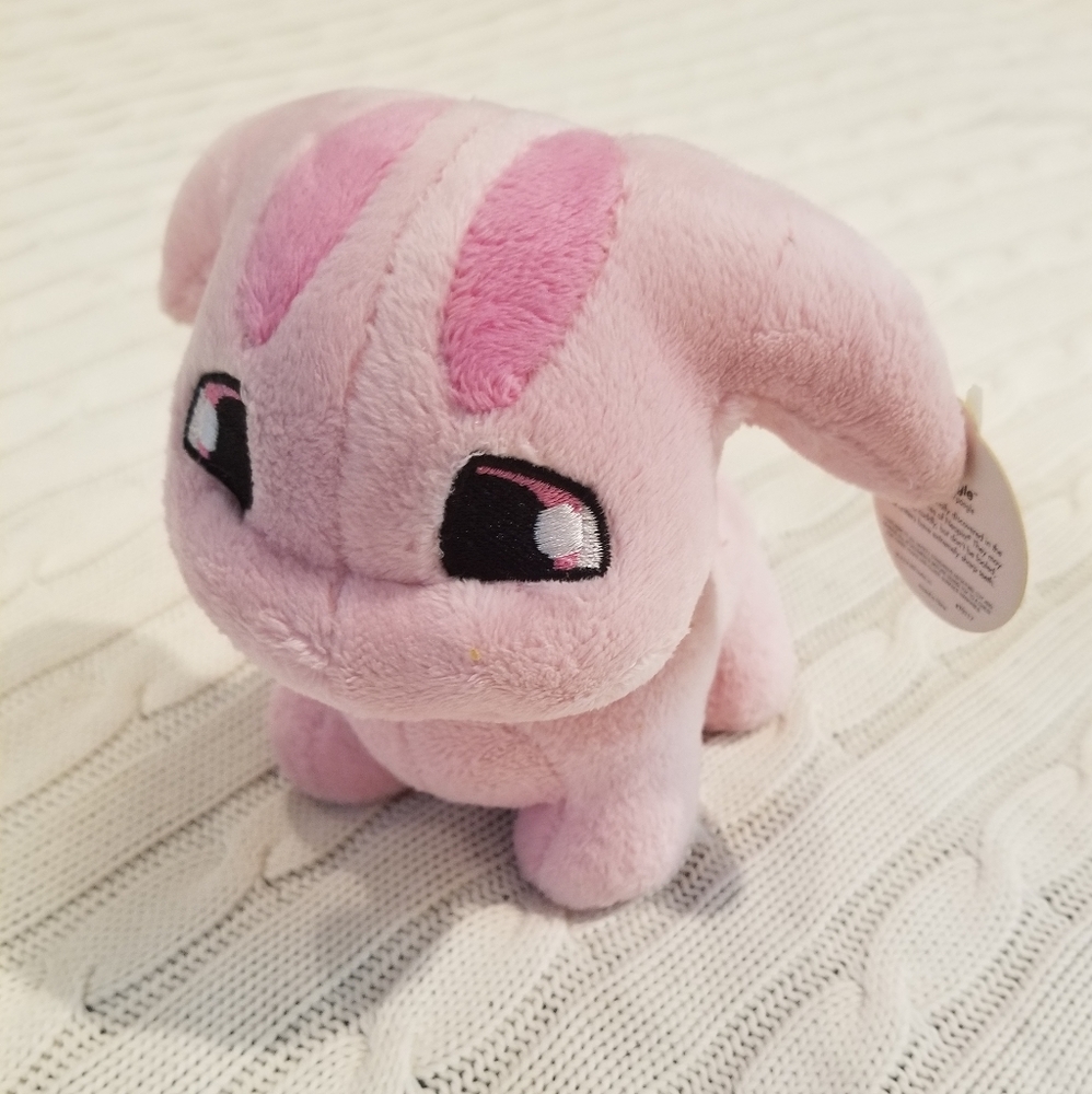2004 Neopets Pink Poogle Stuffed Toy